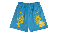 EE BASIC SHORT "WARREN LOTAS - Carolina Blue/Yellow" EE694