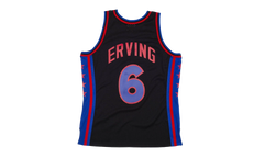 NBA Julius Erving Reload Swingman Jersey "1976 Philadelphia 76ers - Black" SMJYCP19300 P76BLCK76JER