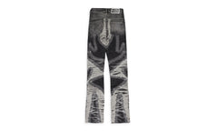PATH WIDE-LEG JEANS "BLACK" 11200800002AW23