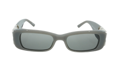Rectangular Frame Sunglasses WMNS "Grey / Silver" BB0096S 014