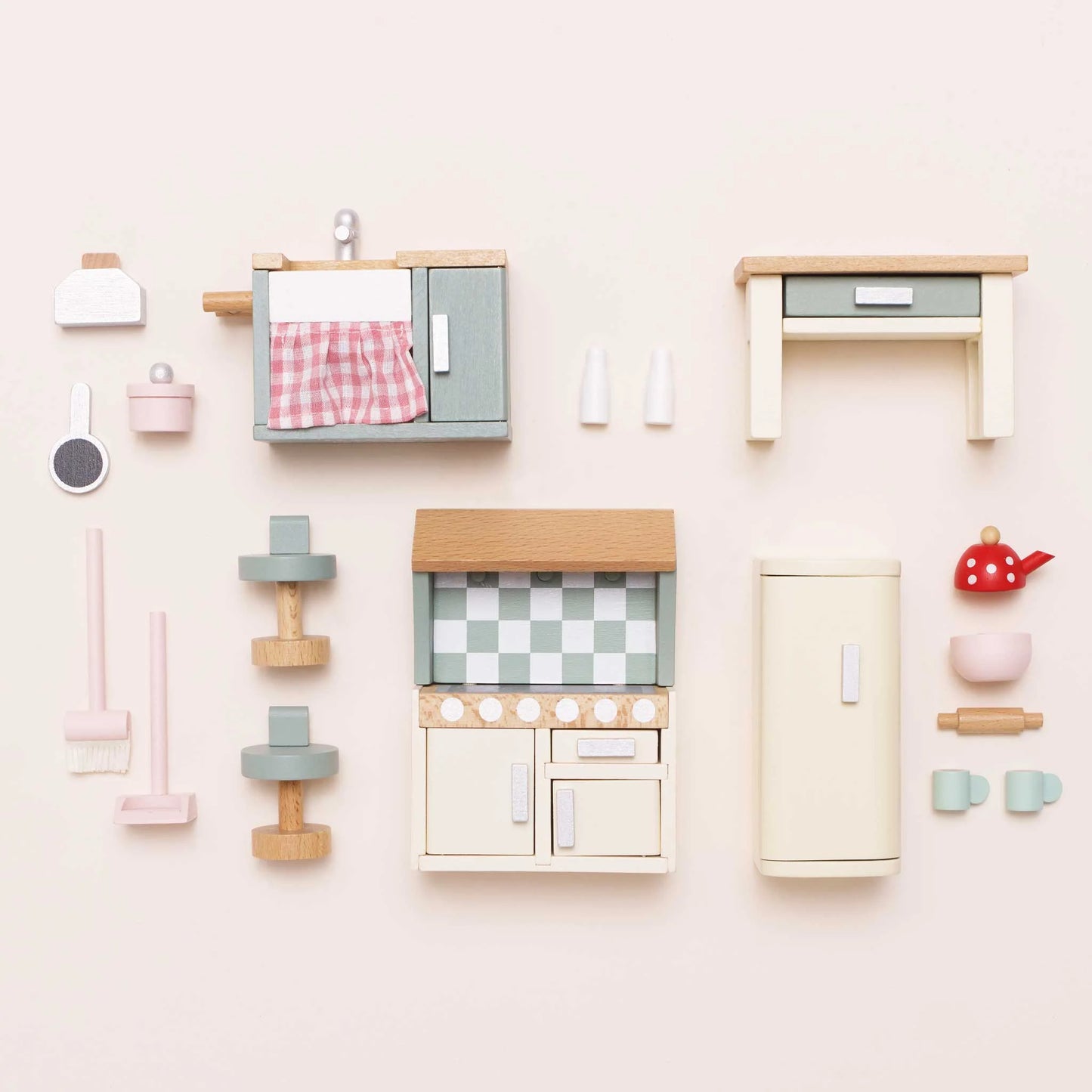 Wooden Doll House Furniture Collection