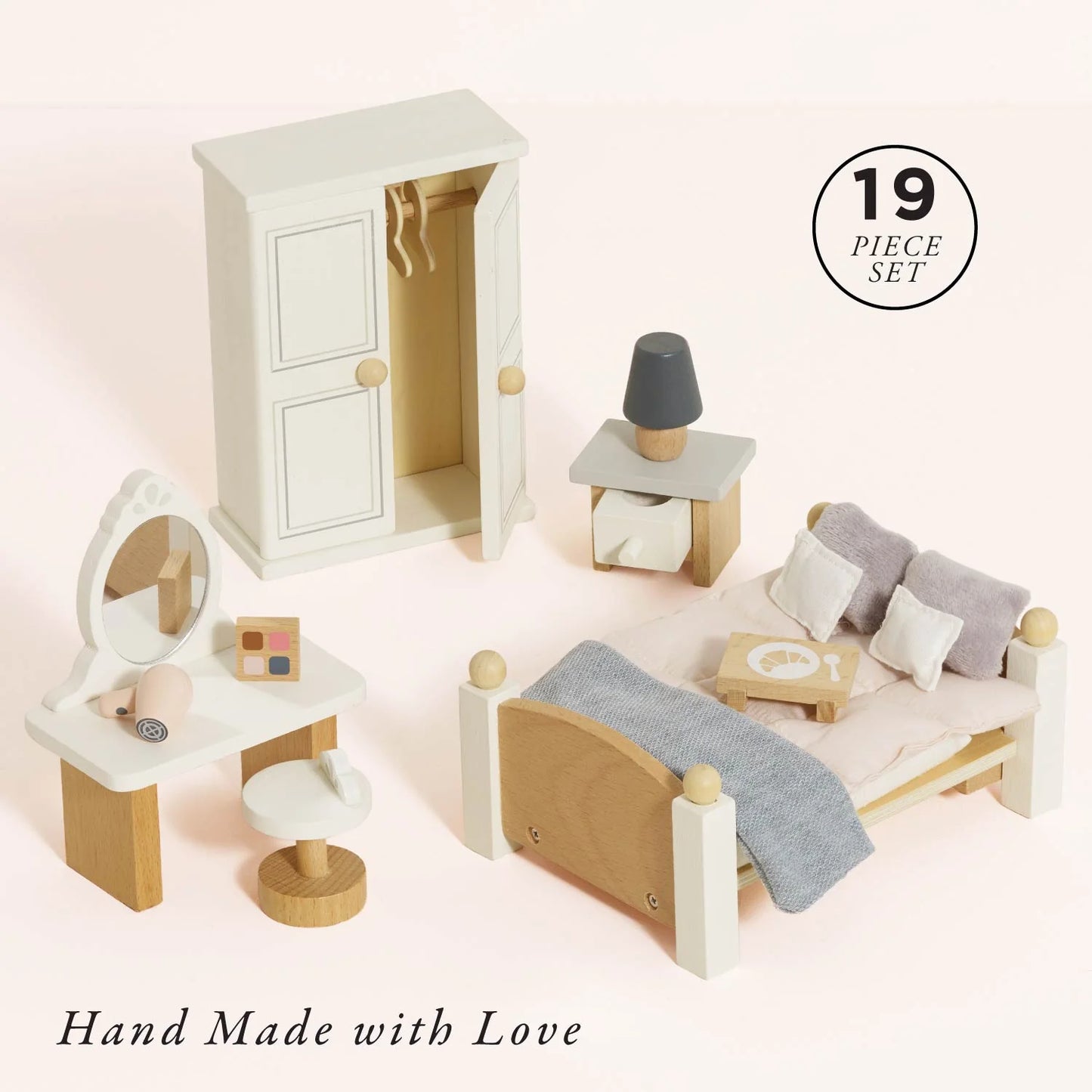 Wooden Dolls house Bedroom