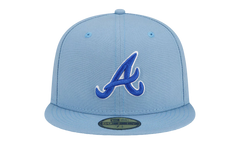 59FIFTY MLB ATLANTA BRAVES FITTED HAT "ERIC EMANUEL - Light Blue" EE433