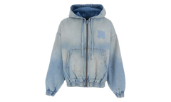 MA Denim Zip Hoodie "Perfect Antique Indigo" AMOUJA1037 543