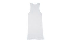 Art Basel Pink Crystal Cross Tank Top "White" CHRM0674