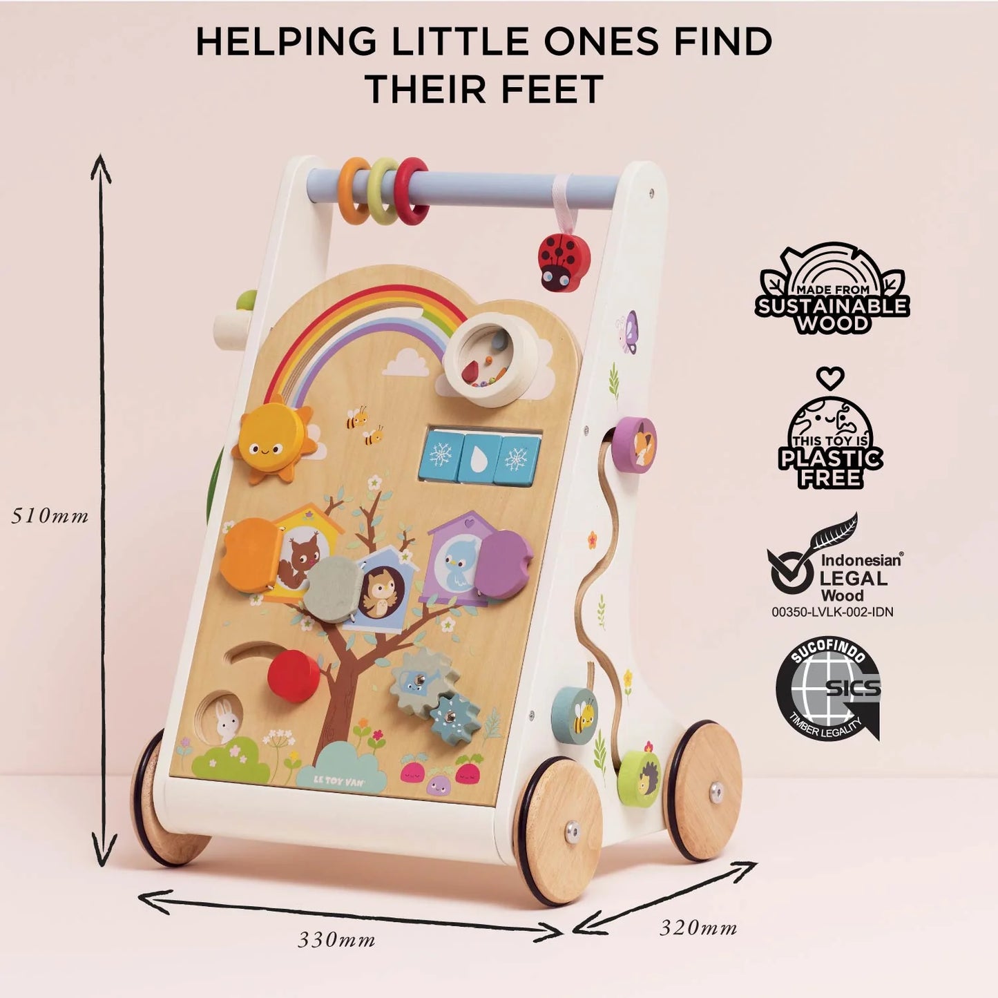 Woodland Activity Baby Walker