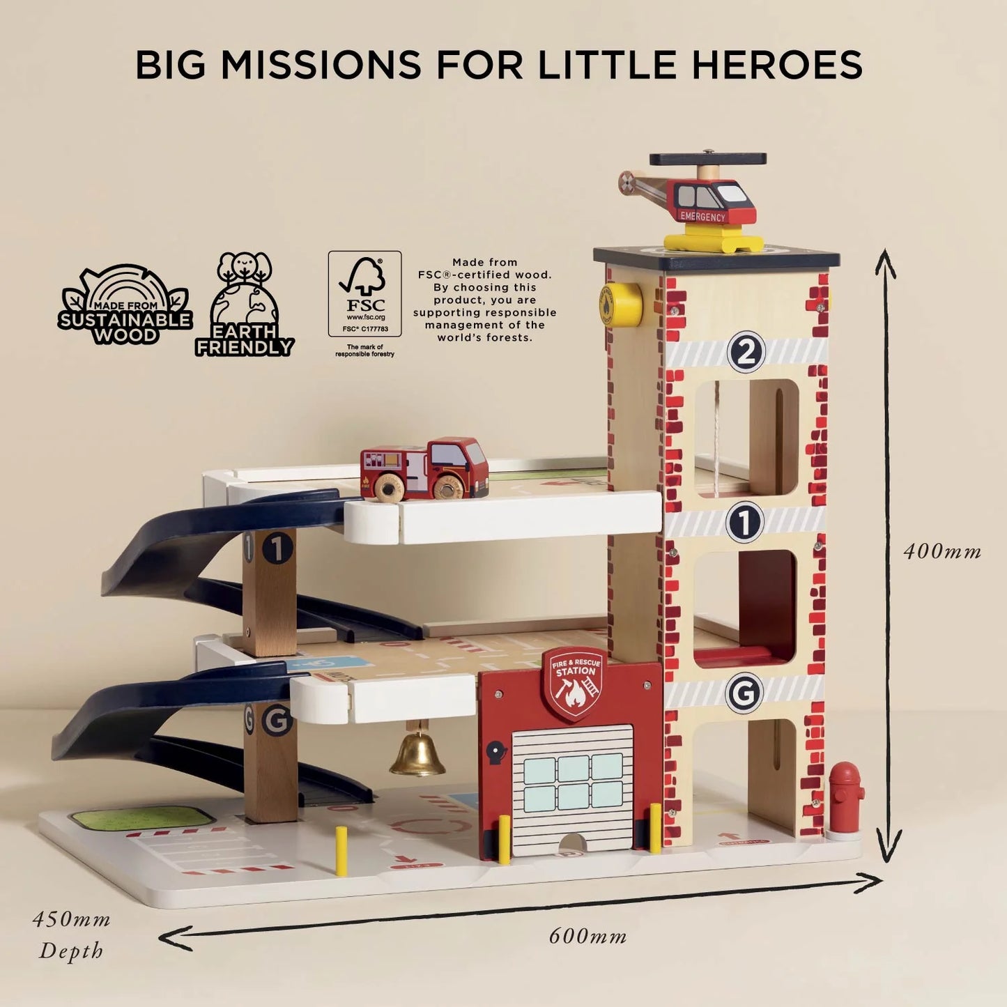 Fire & Rescue Wooden Garage