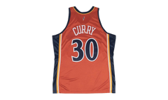 NBA Stephen Curry Authentic Jersey "2009-10 Golden State Warriors - Orange" 72263W309SCURR