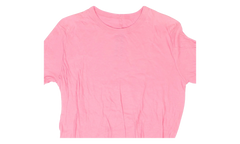 Pop Double Cotton Short Sleeve T-Shirt "Pink" PDC001