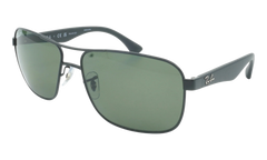 Aviator Polarized Sunglasses "Matte Black" RB3516-006-9A_59