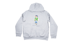Letterman Bear Fleece Hoodie "Grey" 710953719001