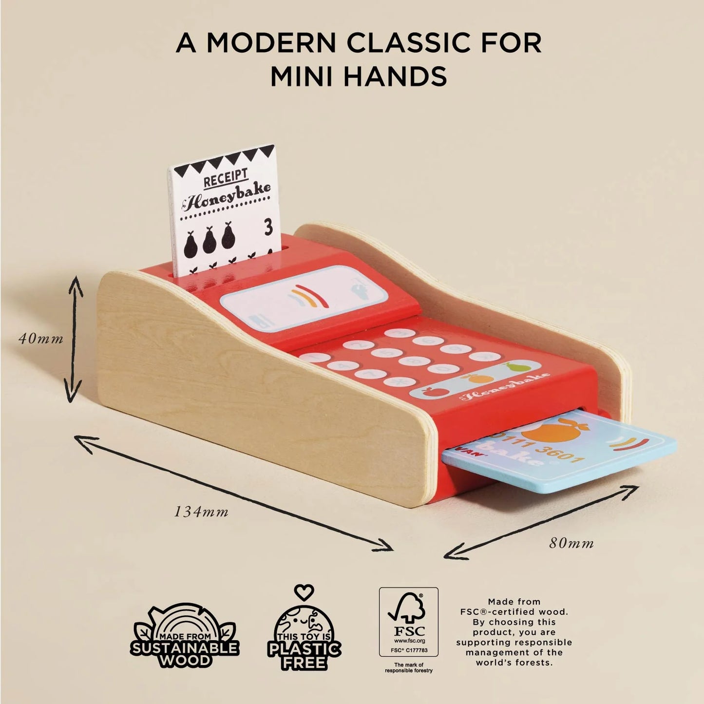 Wooden Shop Card Machine