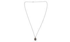 Oval Cross Pendant with Ball Chain "Silver" CHRM1135