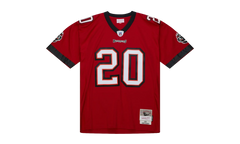 NFL Ronde Barber Dark Jersey "2002 Tampa Bay Buccaneers - Scarlet" LGJY6872 TBB02RBRSCAR