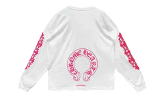 Classic Horseshoe Long Sleeve T-shirt "Pink/White" CHRM0799