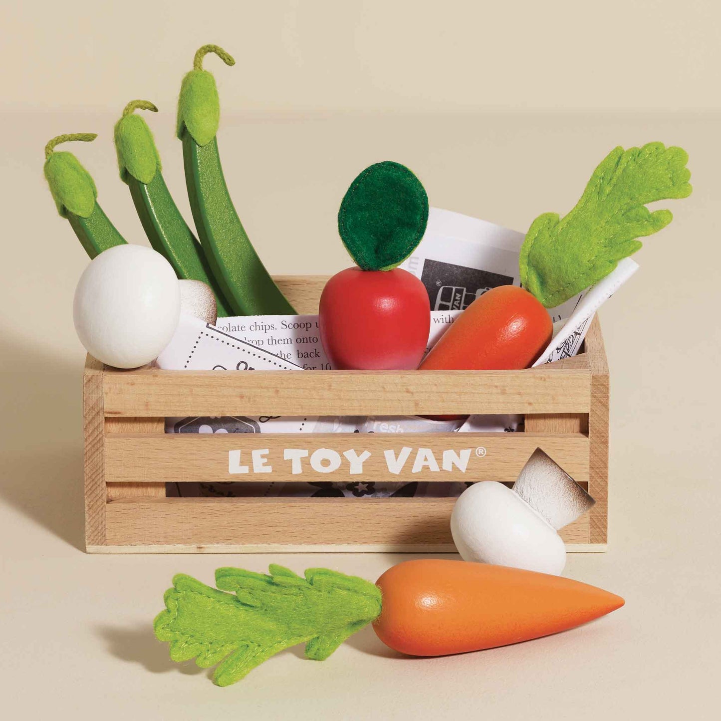 Fruit and Vegetable Market Crate Play Set