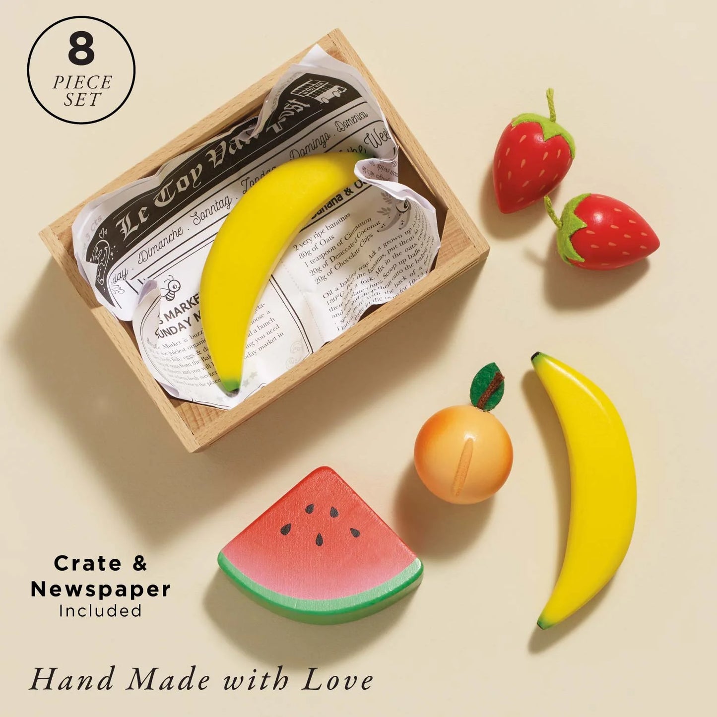 Smoothie Fruit Wooden Market Crate