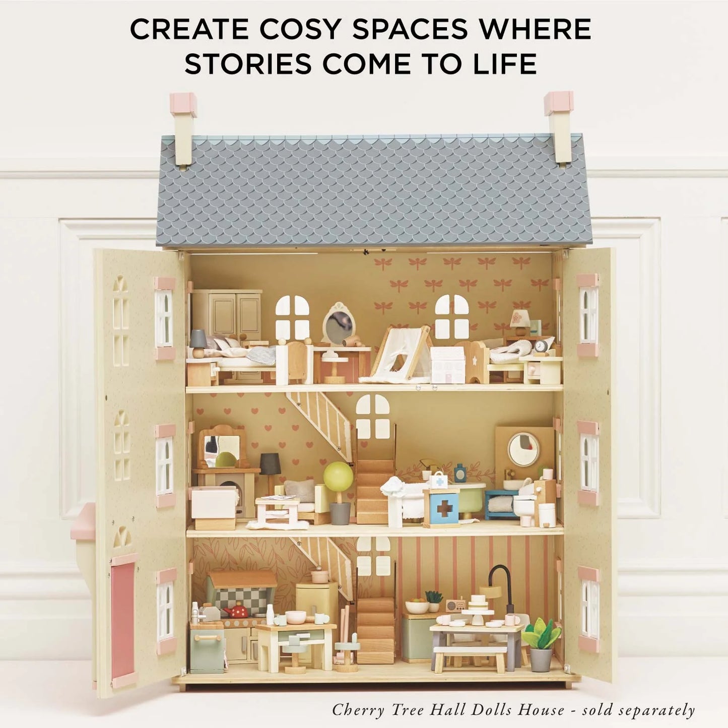 Wooden Dolls House Dining Room