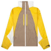NRG Nocta Tech Jacket HD - Khaki/Vivid Sulfur/Sail/Baltic Blue