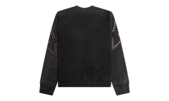 Star Studded Oversized Crewneck "Black" SAT003