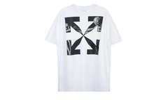 Caravag Arrow Over Short-Sleeve Tee "White" OMAA038C99JER0050110