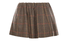 Houndstooth Mini Skirt WMNS "Brown" MG2594 S OOO 181J F0040