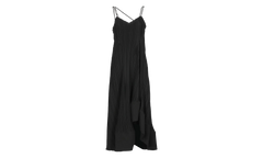 PLEATED LONG STRAP DRESS "Black" RW DR0014 5904 P24 10