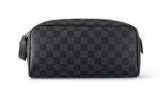 Dopp Kit Toilet Pouch "Damier Graphite Canvas" N40127