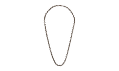 16" Paper Chain Necklace "Silver" CHRM1175