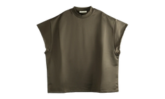Satin Fleece 90's Muscle Tee "Brown" 192HO256882F