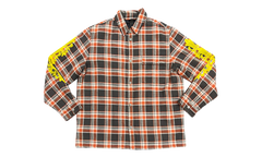 Flannel Jacket "Orange / Grey" CHRM0844