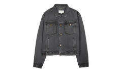 Washed Denim Jacket With Logo "Washed Black" S50AM0654S30842965