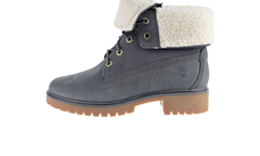 Jayne WP Fleece Fold Down Boot WMNS "Dark Grey Nubuck" TB0A1SGI