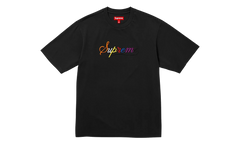 Cursive S/S Top "Black" SU27337