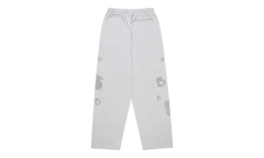 Rhinestone Beluga V2 Wide Leg Sweatpants "Heather Grey" SP5der310