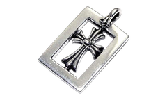 Framed Baby Fat Pendant "Silver" CHRM1037