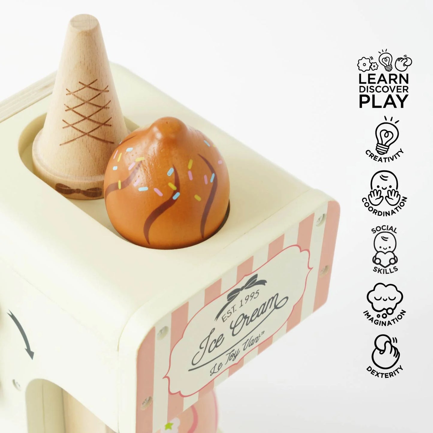 Ice Cream Machine & Play Food Cones