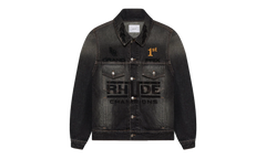 TIRE DENIM TRUCKER JACKET "AGOURA BLACK" RHFW25JA04012 3191
