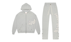 OG Logo Sweatsuit V2 "Heather Grey" I8BP9T8C