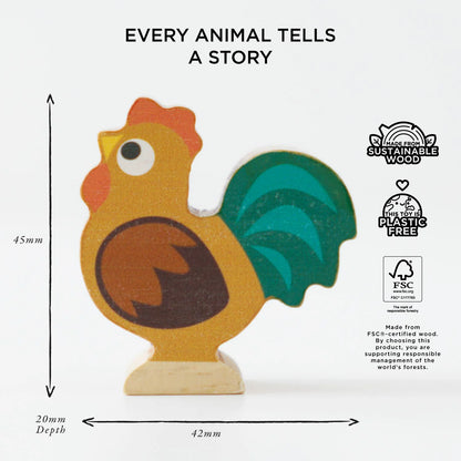 Farmyard Stacking Animals & Bag