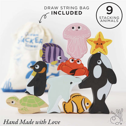 Zoo and Sea Life Wooden Animals
