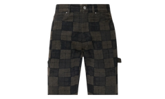 Checkered Carpenter Jeans "Brown" AMBMJE1096 210