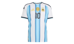 Argentina 26 Home Messi Authentic Jersey "White / Icey Blue / Light Blue" KH3934
