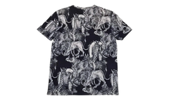 Chapman Brothers Allover Animals Short Sleeve Tee "Navy" 1AI3M