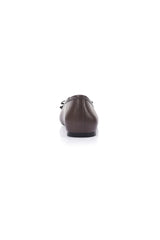VERALi Eugenie Ballet Flats Chocolate Brown Micro