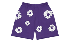 Cotton Wreath Sweatshorts "Purple" DT536