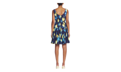 PRINTED SLEEVELESS SHORT DRESS "NAVY" RW DR0009 5900 P24 277