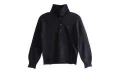 Carded Wool High Neck Sweater WMNS "Navy Blue" AF4010 166