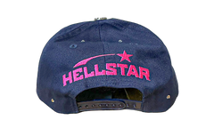 OG Logo Rhinestone Fitted Hat "Navy / Pink" HSR129