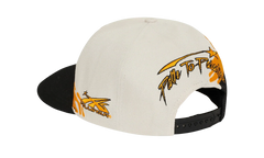 Paintbrush Snapback Hat "Orange / Black" HSR152